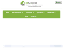 Tablet Screenshot of ecofuelplus.co.uk